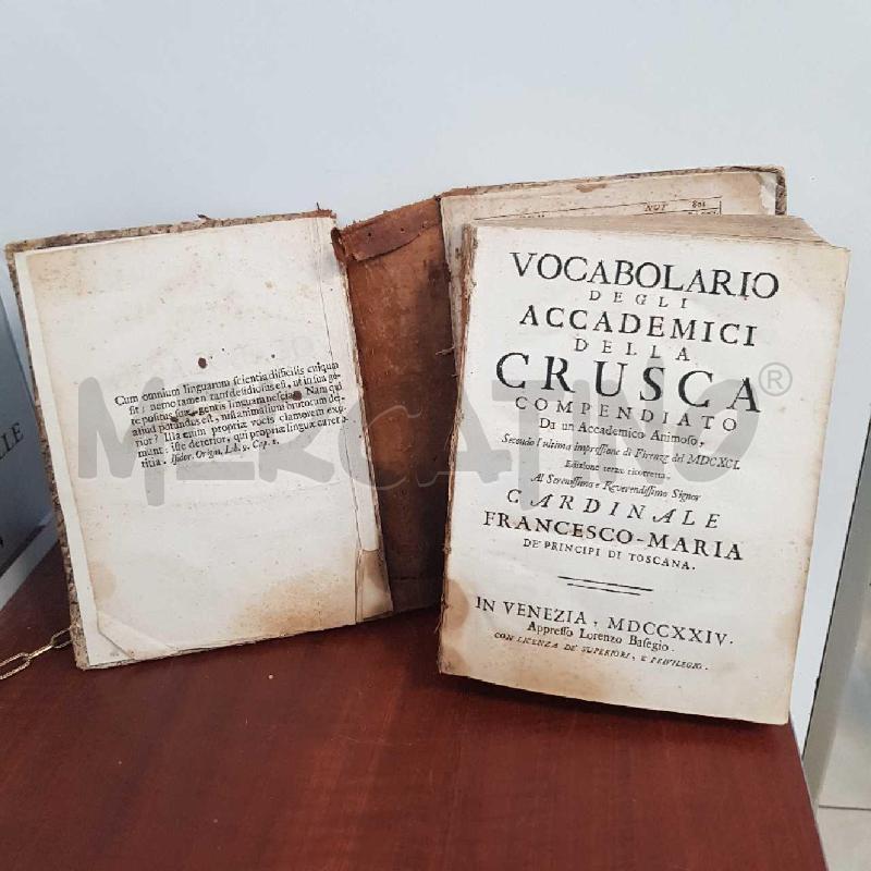 VOCABOLARIO DEGLI ACCADEMICI DELLA CRUSCA | Mercatino dell'Usato L'aquila - loc. vetoio 3