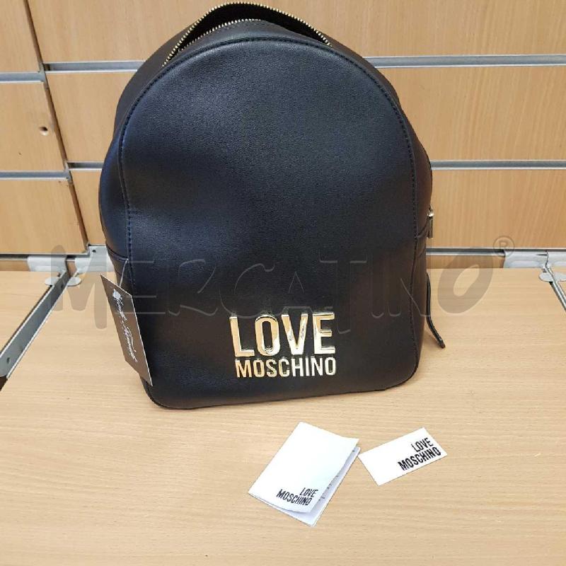ZAINO DONNA LOVE MOSCHINO NERO   | Mercatino dell'Usato L'aquila - loc. vetoio 4