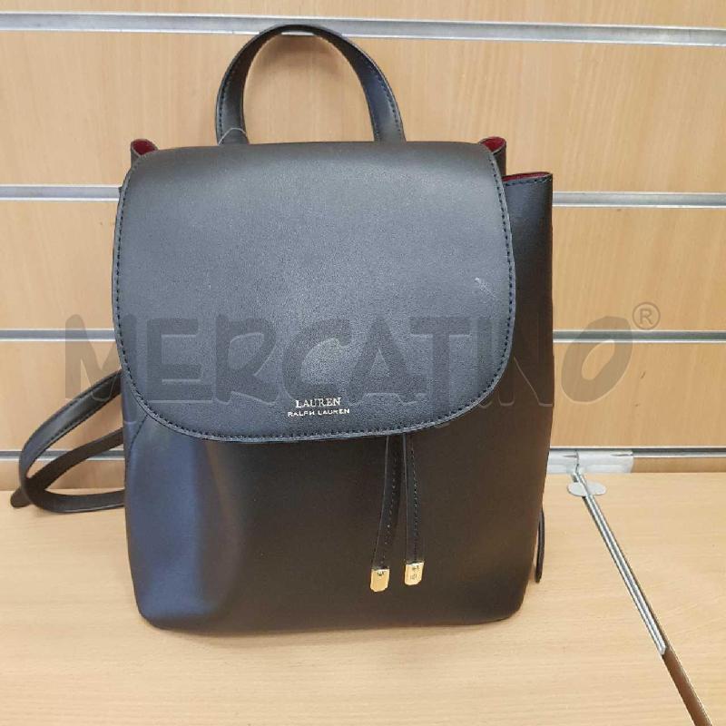 ZAINO DONNA RALPH LAUREN NERO INT ROSSO   | Mercatino dell'Usato L'aquila - loc. vetoio 1