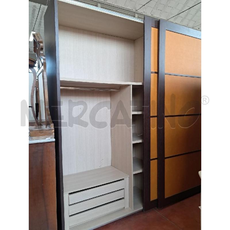 ARMADIO 2 PORTE SCORREVOLI ARANCIONI  | Mercatino dell'Usato Arezzo 4