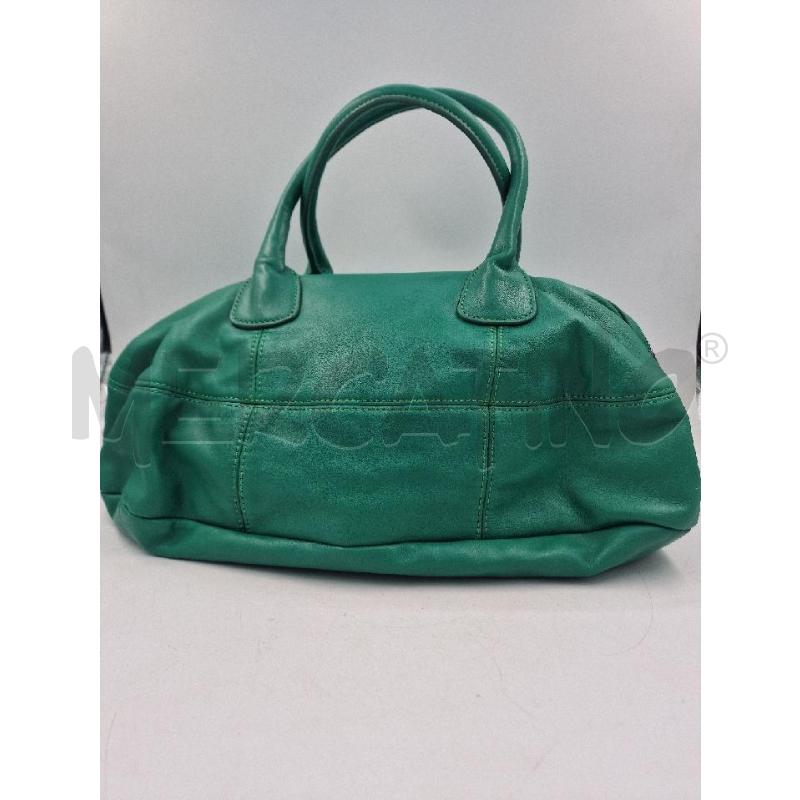 BAULETTO PELLE VERDE ALBERTA | Mercatino dell'Usato Arezzo 1