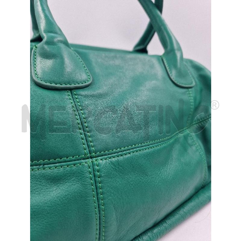 BAULETTO PELLE VERDE ALBERTA | Mercatino dell'Usato Arezzo 3