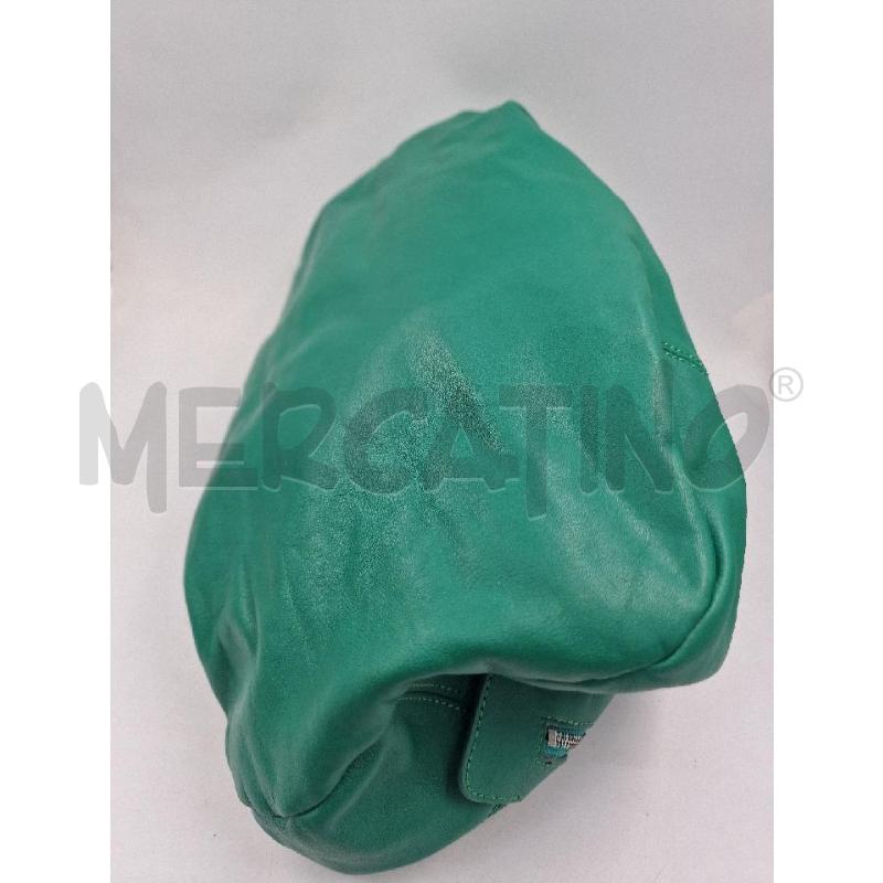 BAULETTO PELLE VERDE ALBERTA | Mercatino dell'Usato Arezzo 4