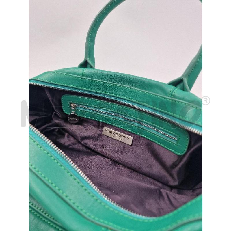 BAULETTO PELLE VERDE ALBERTA | Mercatino dell'Usato Arezzo 5