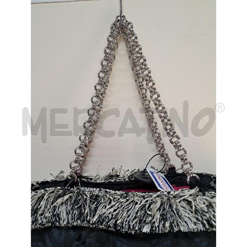 BORSA DONNA MACULA CATENE FRANGE | Mercatino dell'Usato Arezzo 4