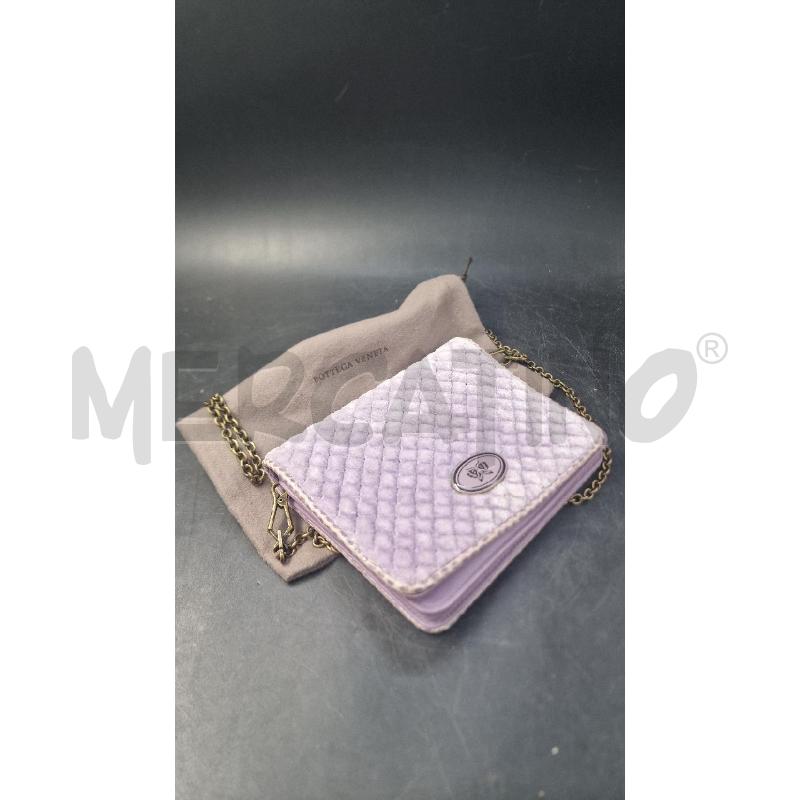 BORSA LILLA VELLUTO BOTTEGA VENETA | Mercatino dell'Usato Arezzo 2