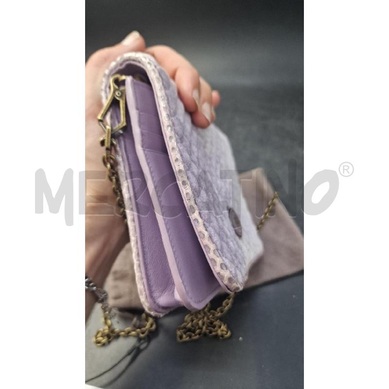BORSA LILLA VELLUTO BOTTEGA VENETA | Mercatino dell'Usato Arezzo 5
