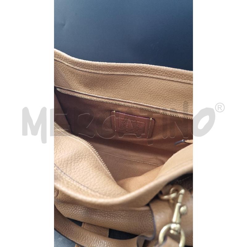 BORSA PELLE AVANA COACH | Mercatino dell'Usato Arezzo 4