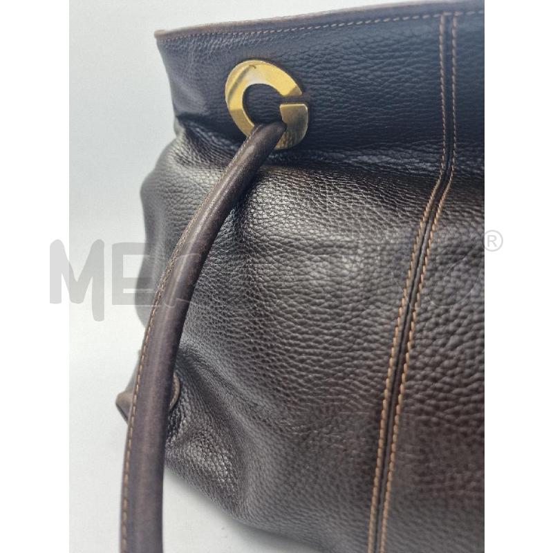 BORSA PELLE GUCCI TESTA DI MORO VINTAGE  | Mercatino dell'Usato Arezzo 3