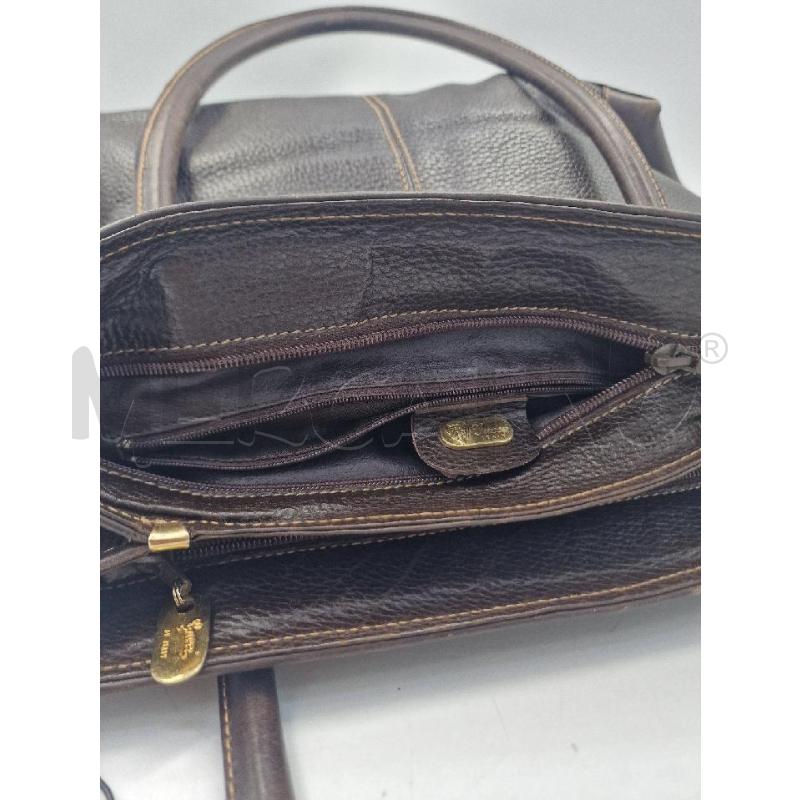 BORSA PELLE GUCCI TESTA DI MORO VINTAGE  | Mercatino dell'Usato Arezzo 5
