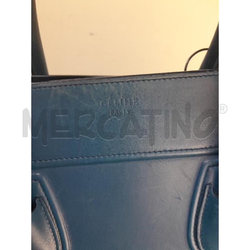 BORSA PELLE LUGGAGE CELINE PETROLIO | Mercatino dell'Usato Arezzo 2