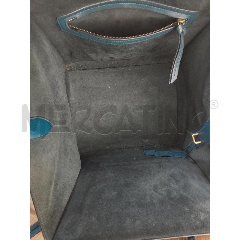 BORSA PELLE LUGGAGE CELINE PETROLIO | Mercatino dell'Usato Arezzo 4