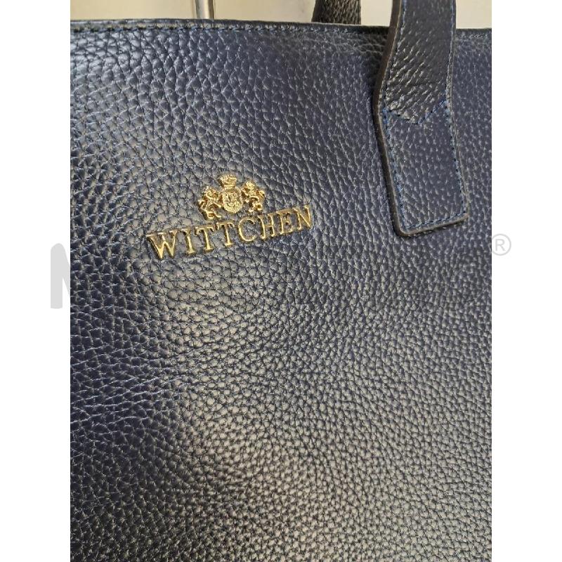 BORSA PELLE NUOVA BLU WITTCHEN | Mercatino dell'Usato Arezzo 2