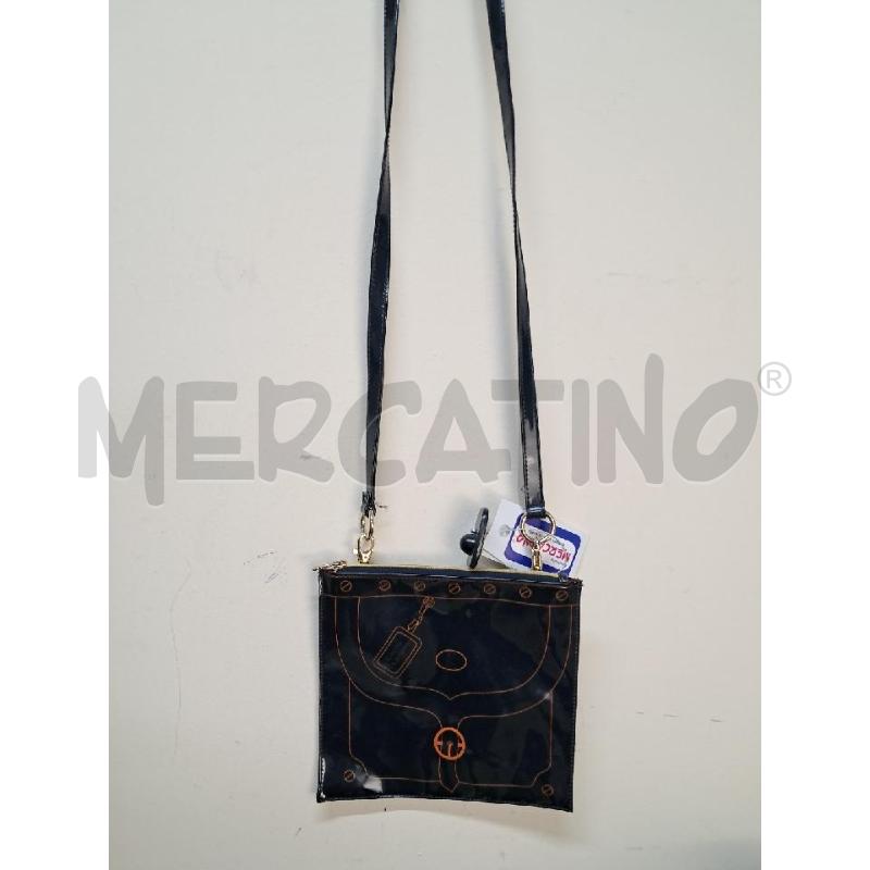 BORSA ROBERTA PICCOLA VINILE NERA | Mercatino dell'Usato Arezzo 2