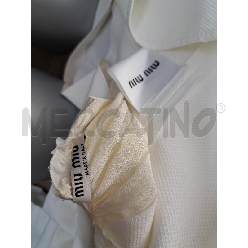 CAMICIA DONNA PANNA MIU MIU | Mercatino dell'Usato Arezzo 5