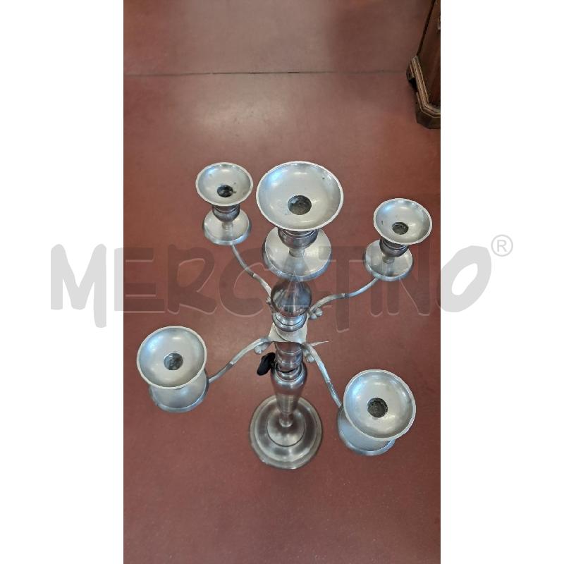 CANDELABRO GRANDE METALLO | Mercatino dell'Usato Arezzo 2