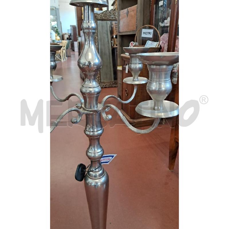 CANDELABRO GRANDE METALLO | Mercatino dell'Usato Arezzo 3