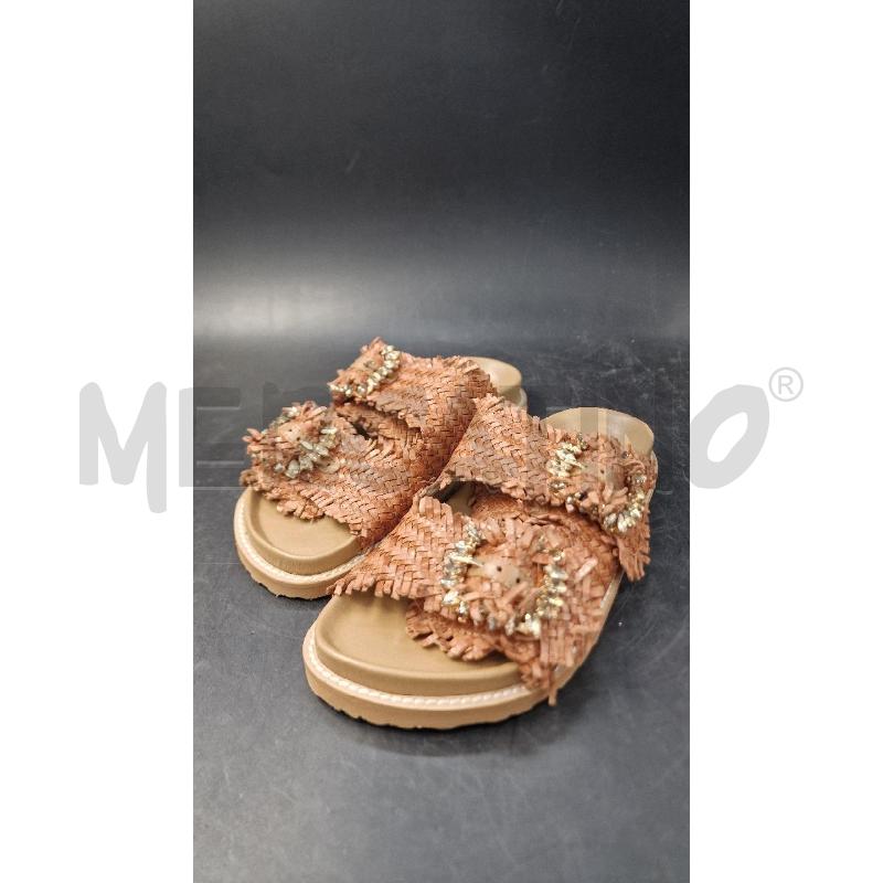 CIABATTE DONNA TRECCIA CORAL | Mercatino dell'Usato Arezzo 1
