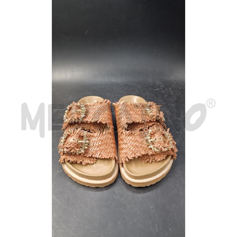 CIABATTE DONNA TRECCIA CORAL | Mercatino dell'Usato Arezzo 2