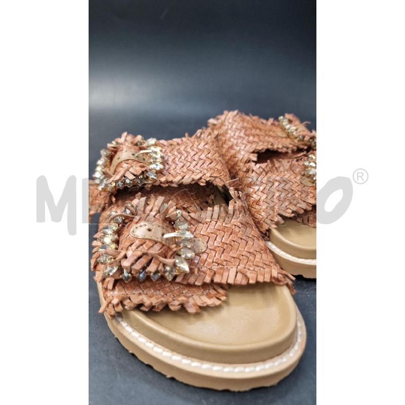 CIABATTE DONNA TRECCIA CORAL | Mercatino dell'Usato Arezzo 5