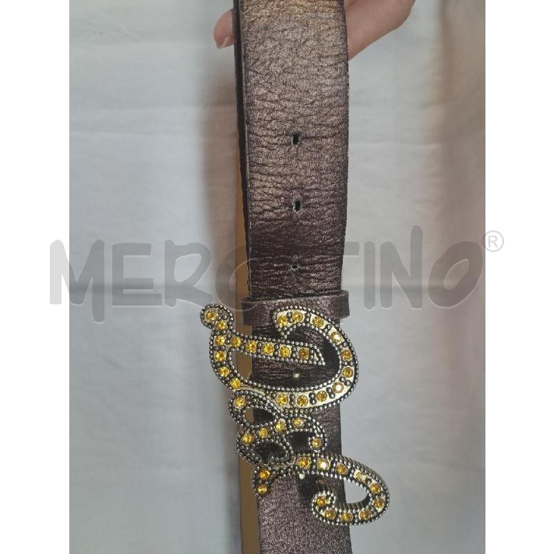 CINTURA PELLE DG FIBBIA STRASS | Mercatino dell'Usato Arezzo 3