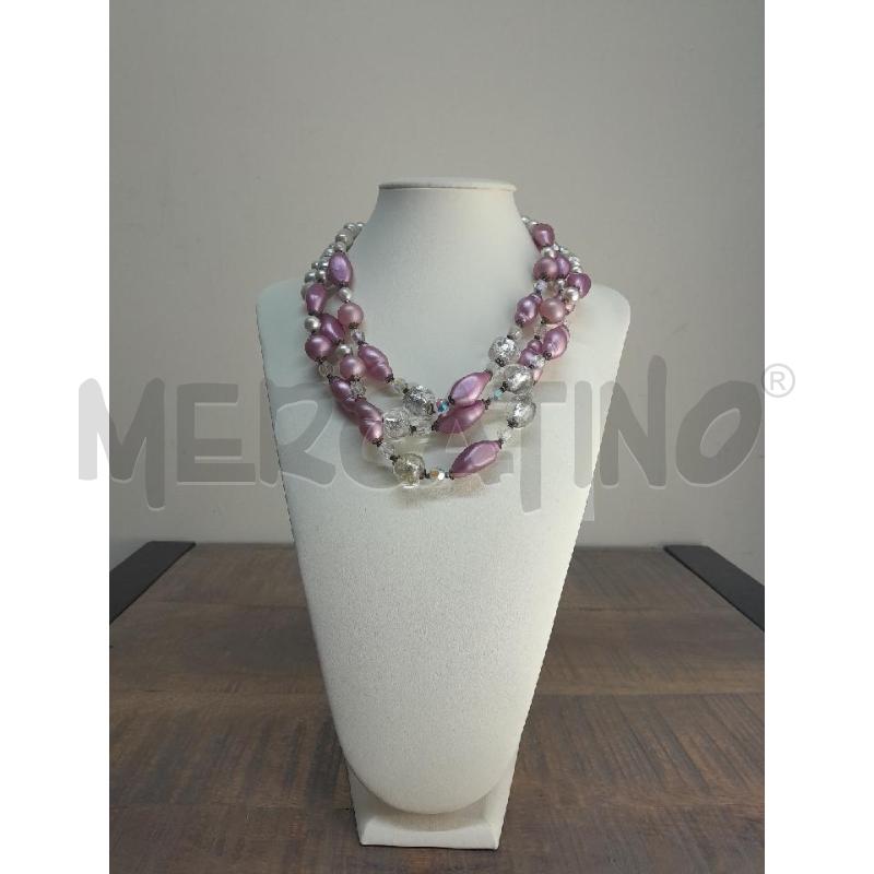 COLLANA 3 FILI PERLA | Mercatino dell'Usato Arezzo 1