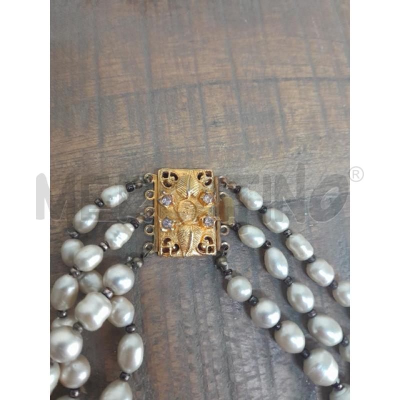COLLANA 3 FILI PERLA | Mercatino dell'Usato Arezzo 4