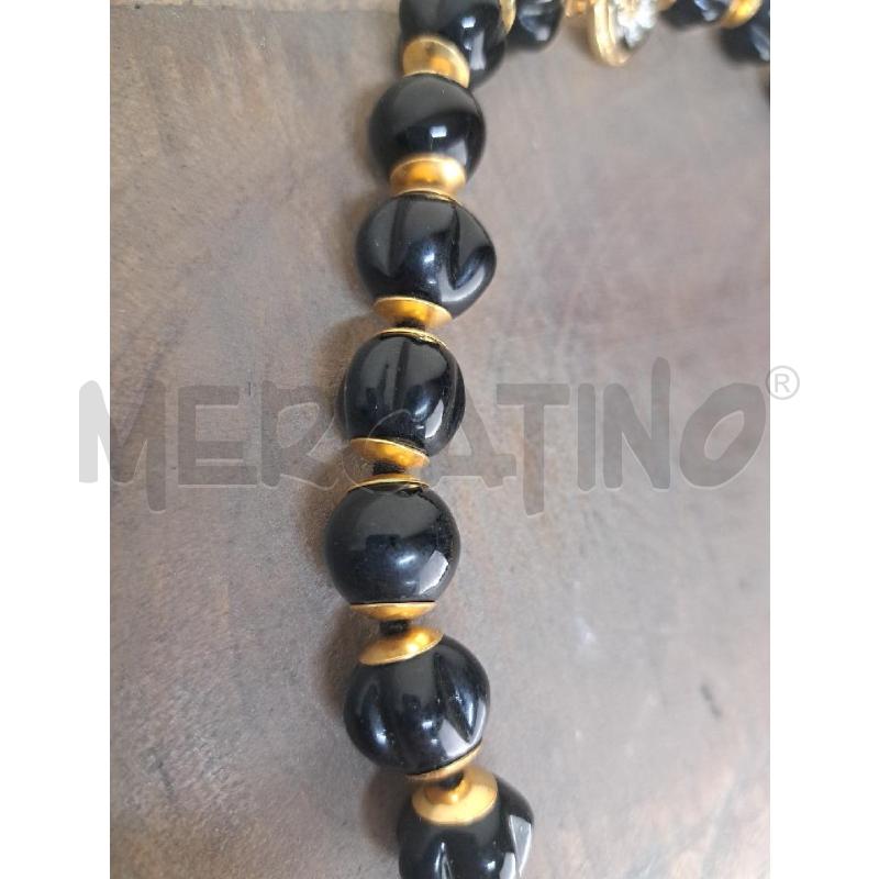 COLLANA ANNI 80 SFERE DI RESINA GIALLE NERE | Mercatino dell'Usato Arezzo 4