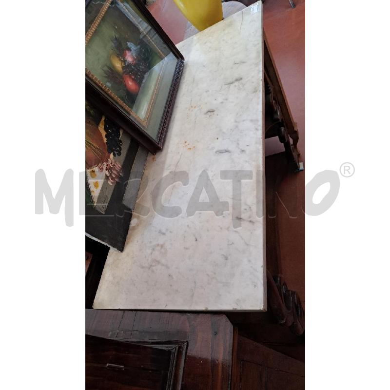 CONSOLLE MARMO BIANCO  | Mercatino dell'Usato Arezzo 3