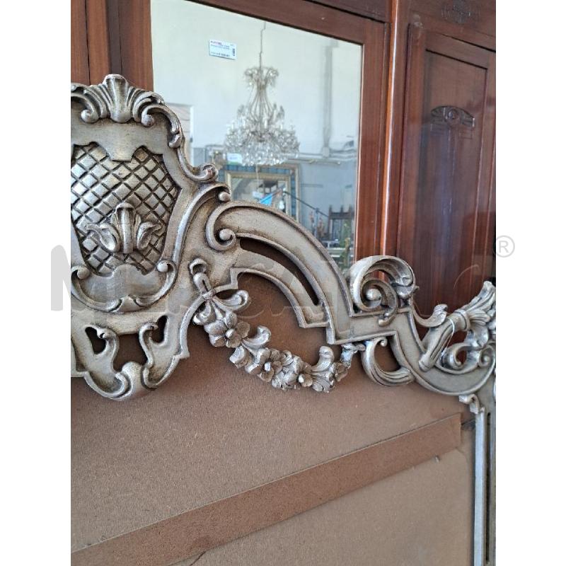 CORNICE SPECCHIERA ARGENTATA GRANDE  | Mercatino dell'Usato Arezzo 4