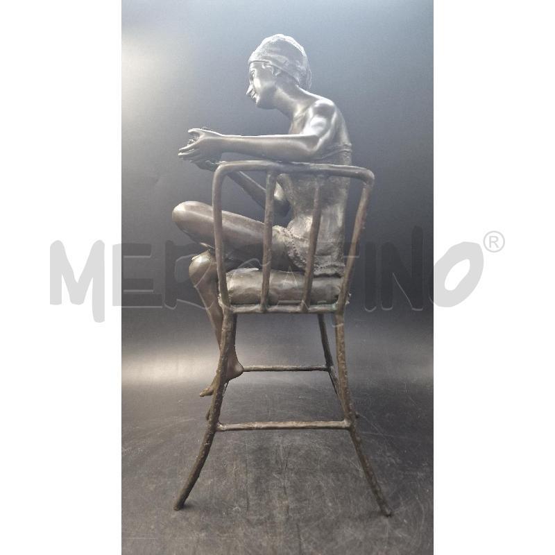 FUSIONE BRONZO DONNA SEDUTA J.E.MIR | Mercatino dell'Usato Arezzo 2