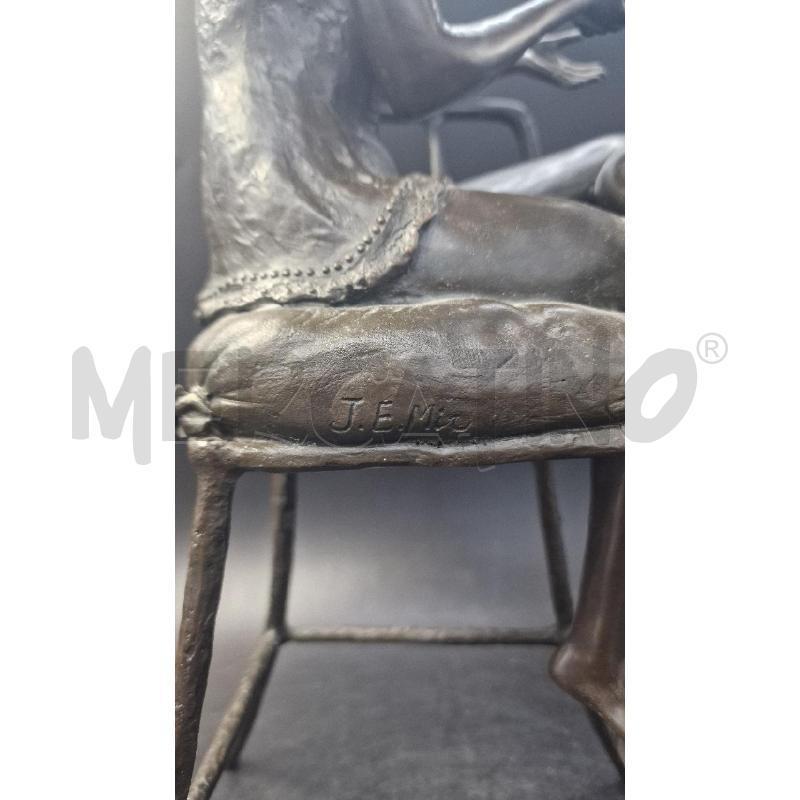 FUSIONE BRONZO DONNA SEDUTA J.E.MIR | Mercatino dell'Usato Arezzo 5