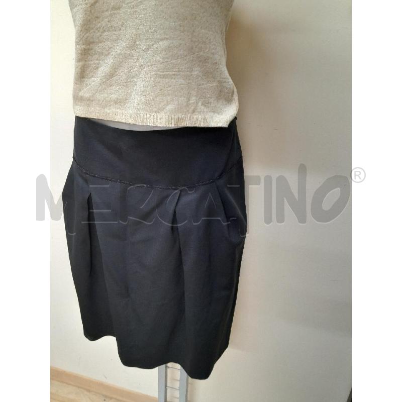 GONNA PELLE PRADA NERA PIEGA | Mercatino dell'Usato Arezzo 2