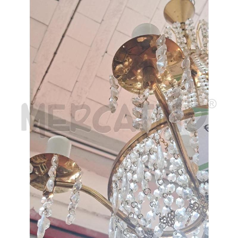 LAMPADARIO GOCCE | Mercatino dell'Usato Arezzo 5