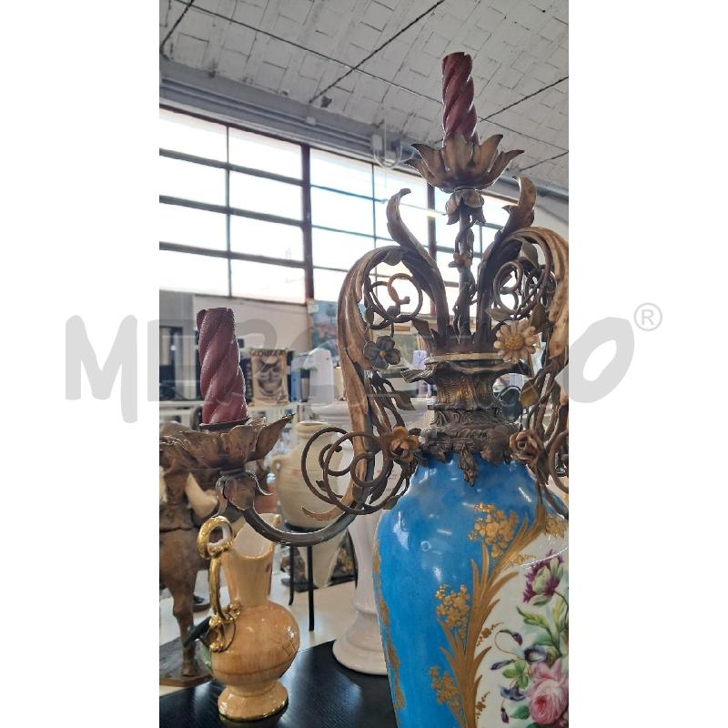 LAMPADA CELESTE E ORO | Mercatino dell'Usato Arezzo 4