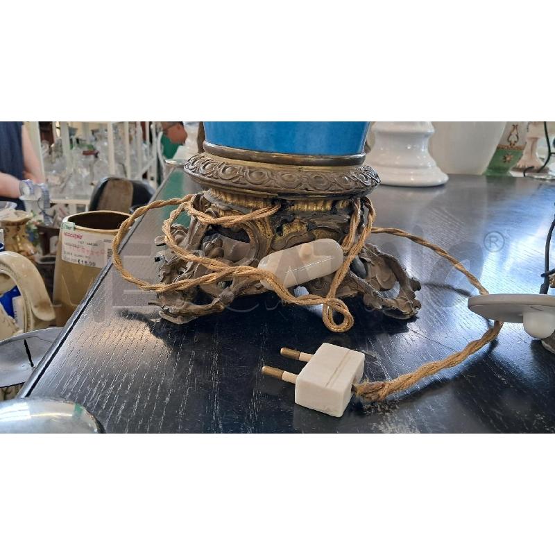 LAMPADA CELESTE E ORO | Mercatino dell'Usato Arezzo 5