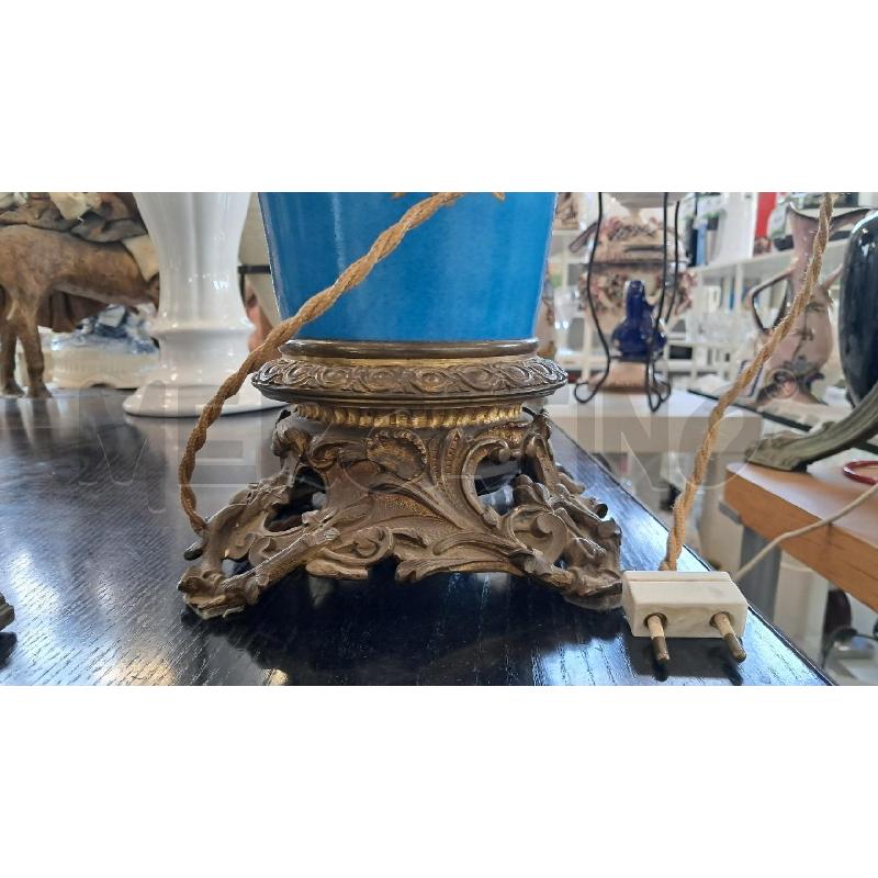 LAMPADA CELESTE E ORO | Mercatino dell'Usato Arezzo 4