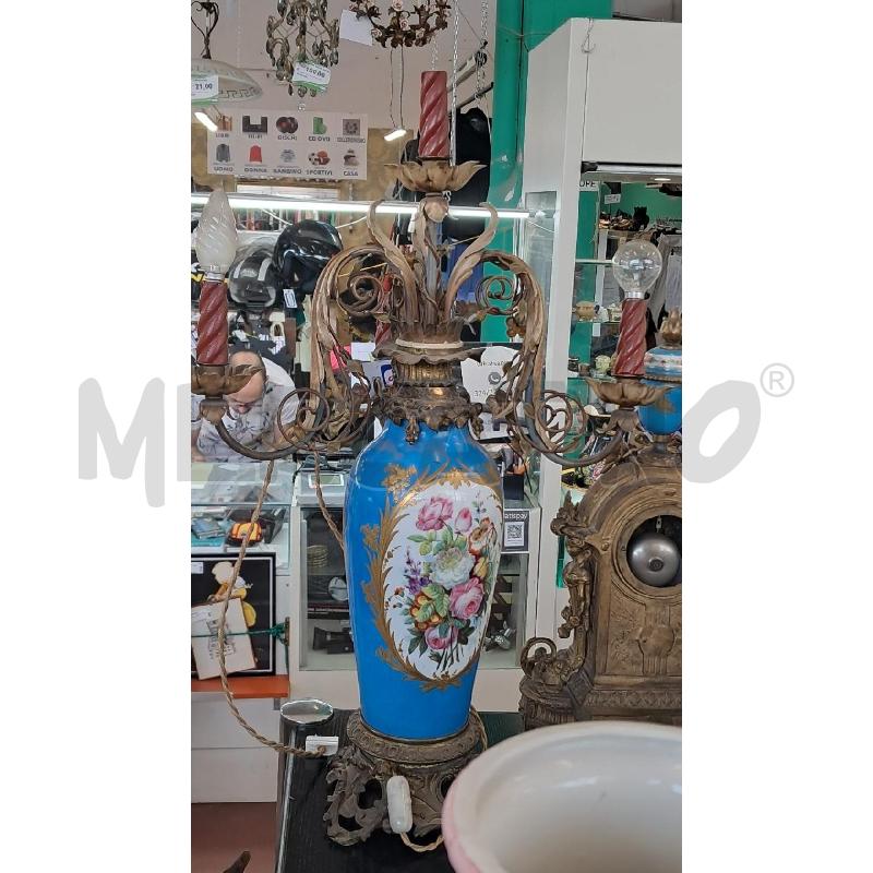 LAMPADA CELESTE E ORO | Mercatino dell'Usato Arezzo 5