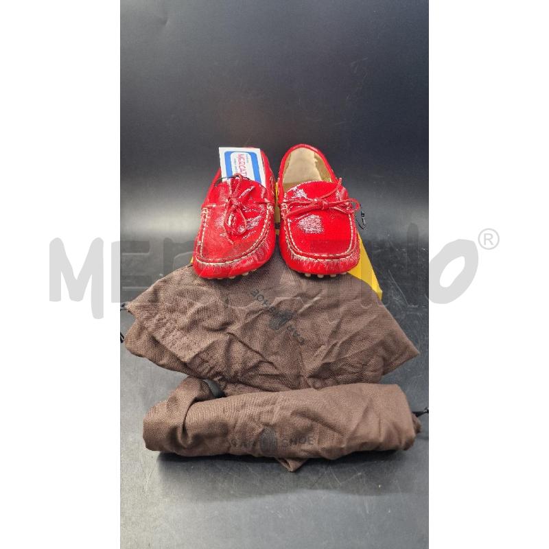 MOCASSINI BAMBINA ROSSI NUOVI CARSHOE | Mercatino dell'Usato Arezzo 2