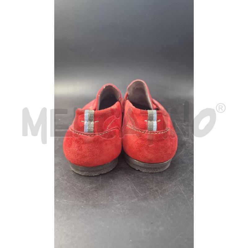 MOCASSINI CAMOSCIO ROSSO UOMO FERRAGAMO | Mercatino dell'Usato Arezzo 4