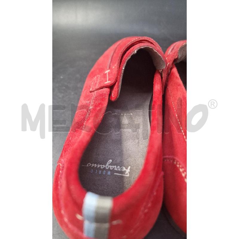 MOCASSINI CAMOSCIO ROSSO UOMO FERRAGAMO | Mercatino dell'Usato Arezzo 5