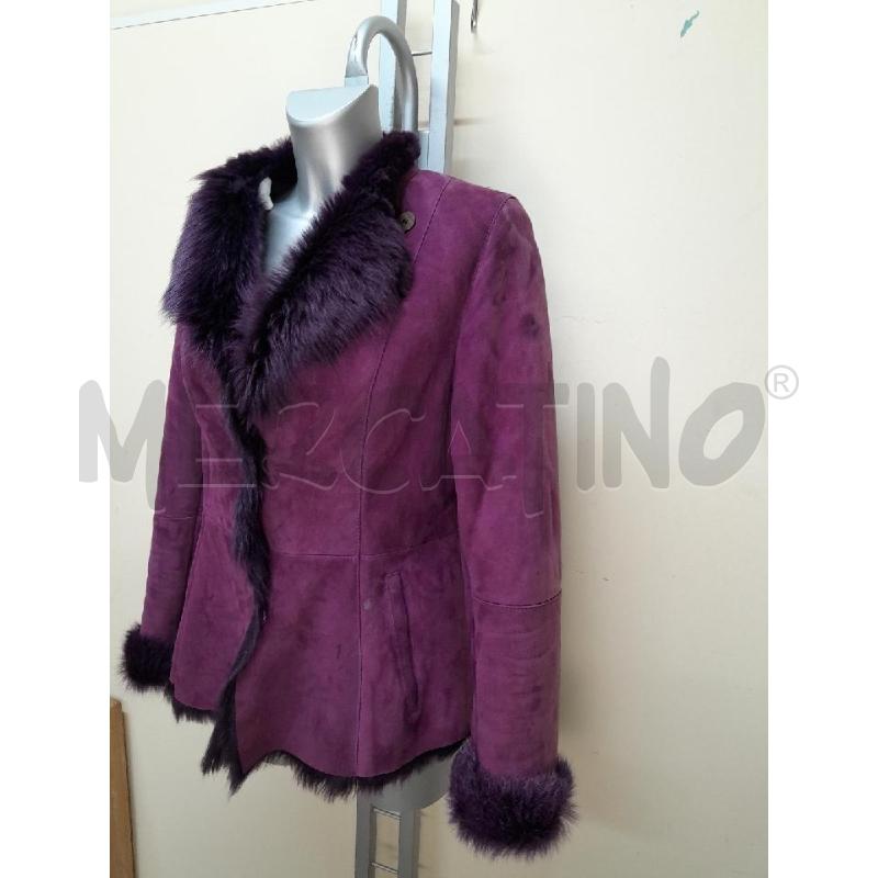 MONTONE DONNA VIOLA CON VOLPE ANAGRAM | Mercatino dell'Usato Arezzo 2