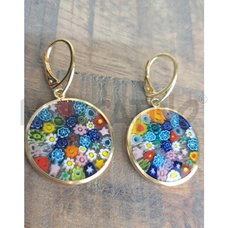 ORECCHINO A MURRINE CERCHIO FIORI | Mercatino dell'Usato Arezzo 1