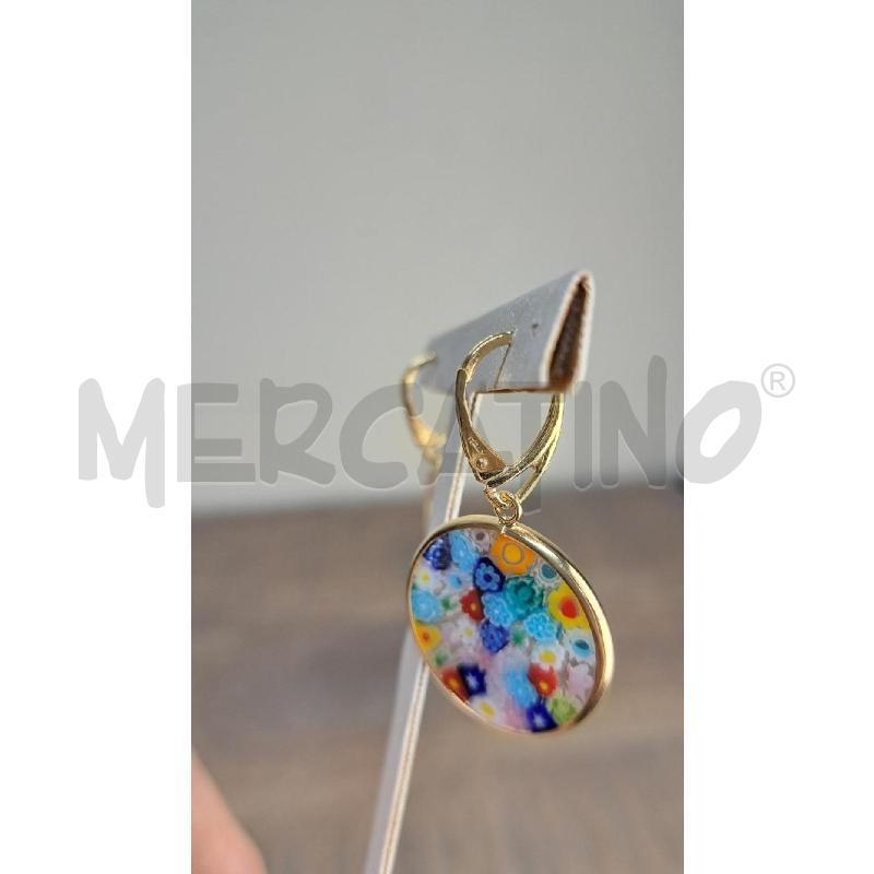 ORECCHINO A MURRINE CERCHIO FIORI | Mercatino dell'Usato Arezzo 3
