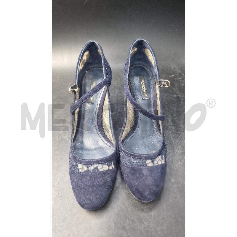 SCARPE TACCHI PIZZO BLU | Mercatino dell'Usato Arezzo 2