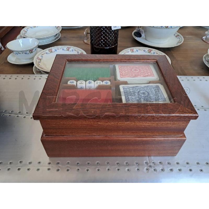 SCATOLA RADICA GIOCO CARTE | Mercatino dell'Usato Arezzo 1