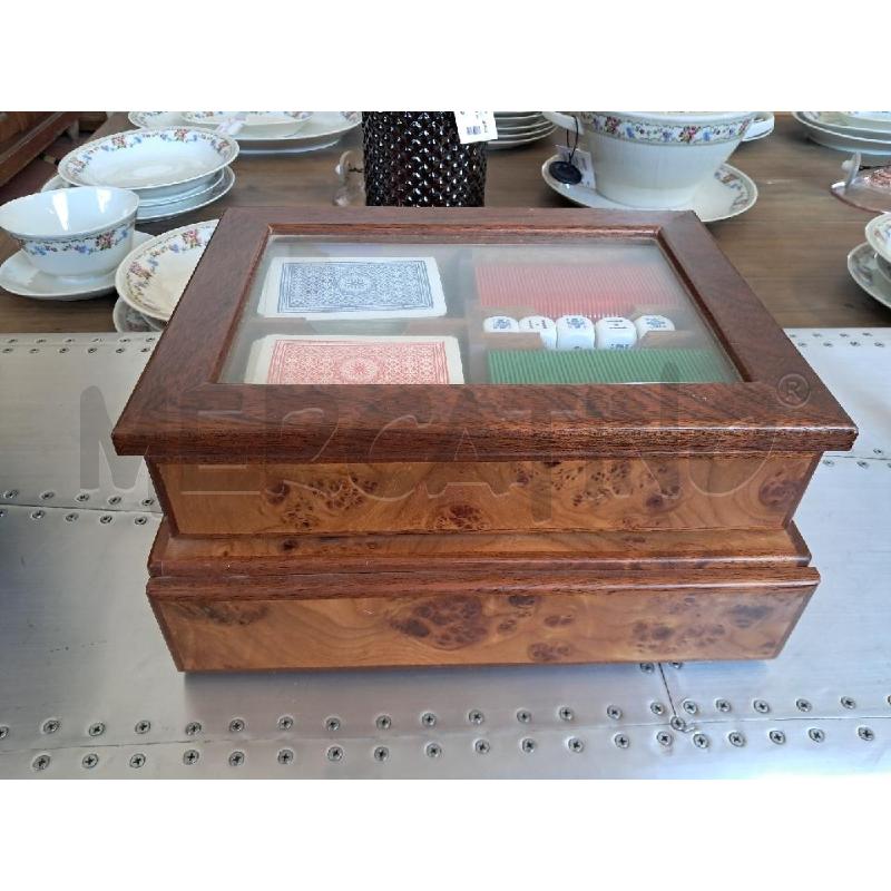 SCATOLA RADICA GIOCO CARTE | Mercatino dell'Usato Arezzo 2