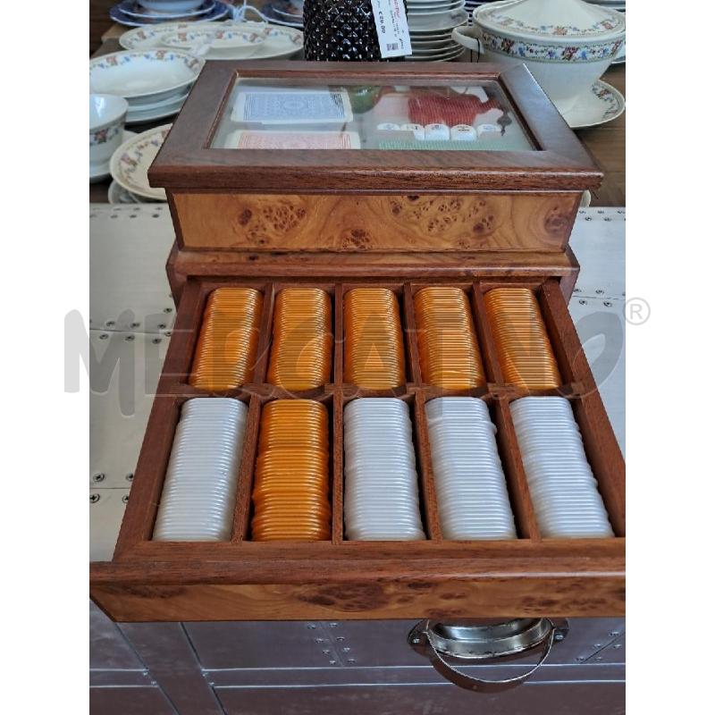 SCATOLA RADICA GIOCO CARTE | Mercatino dell'Usato Arezzo 3
