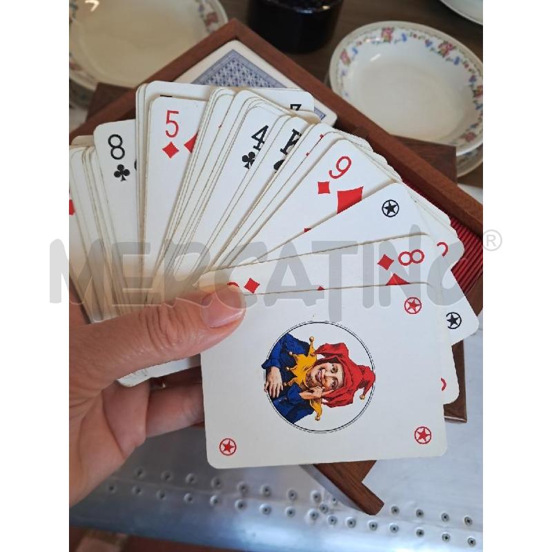 SCATOLA RADICA GIOCO CARTE | Mercatino dell'Usato Arezzo 5