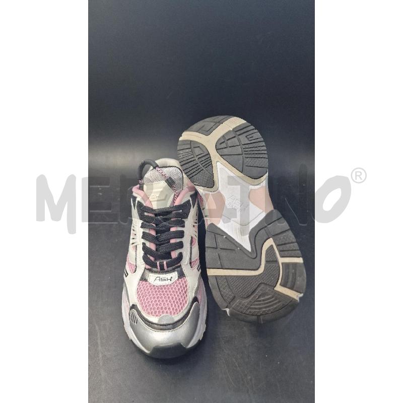 SNEAKERS DONNA ASH ROSA NERE BAINCHE | Mercatino dell'Usato Arezzo 3